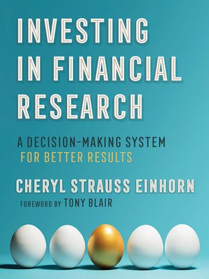 cover image of Investing in Financial Research